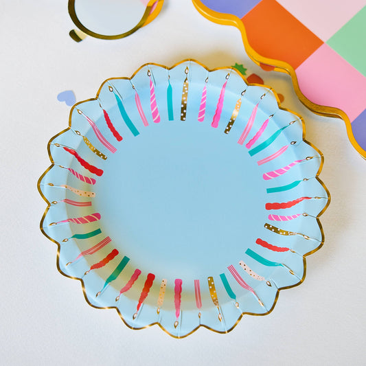 Birthday Wishes Dessert Plates