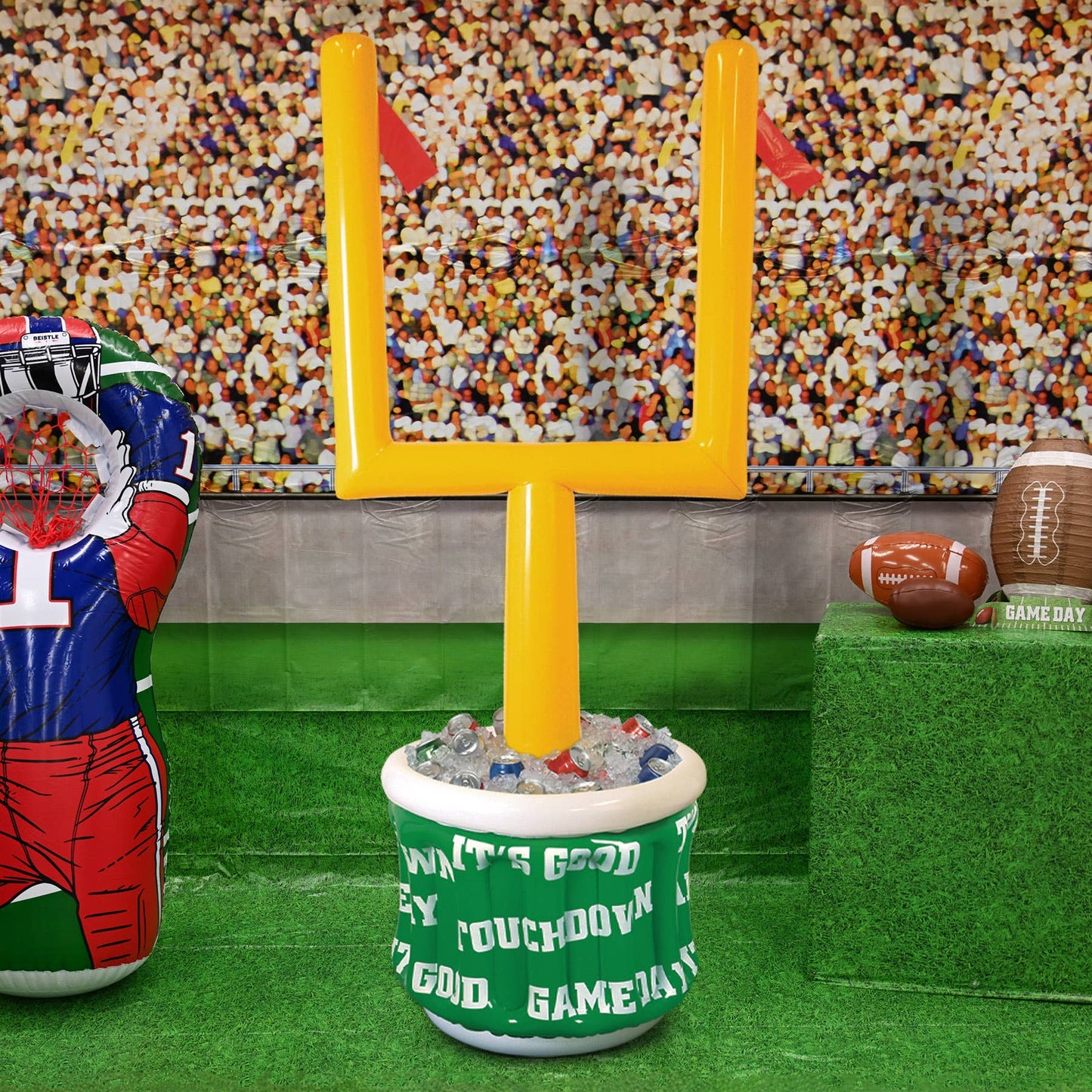 Inflatable Goal Post Football Cooler
