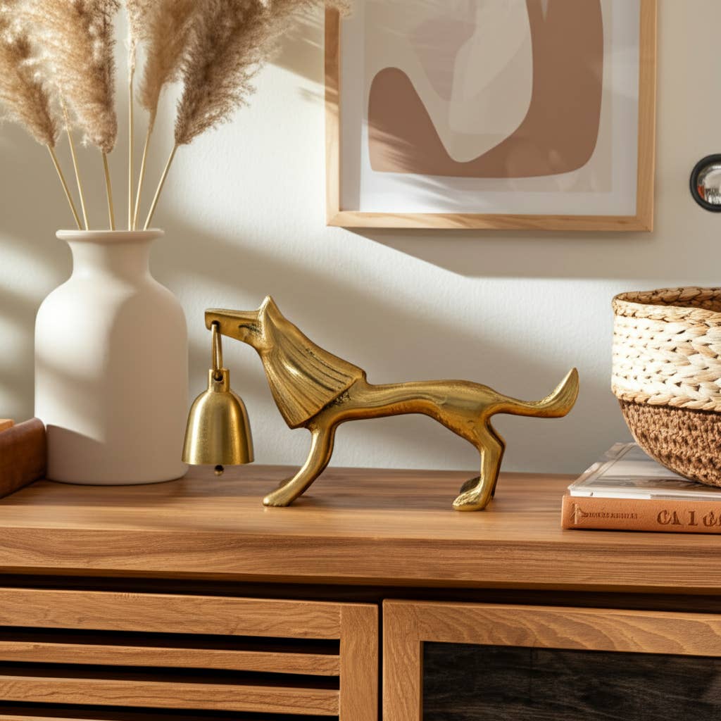 Metal Lion Candle Snuffer