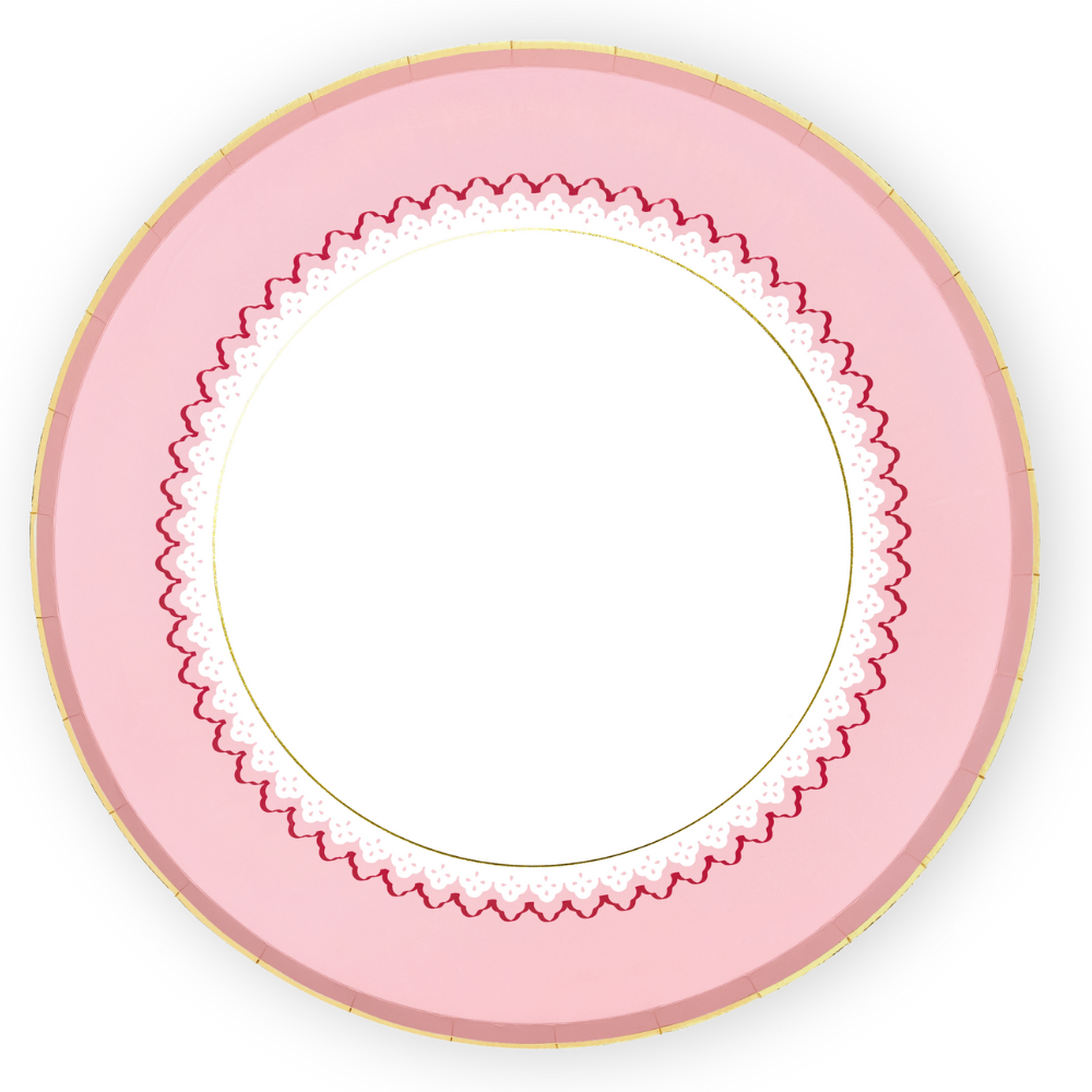 Coquette Paper Dinner Plates