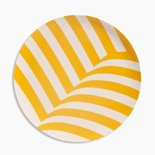 Waves Bamboo Dinner Plate