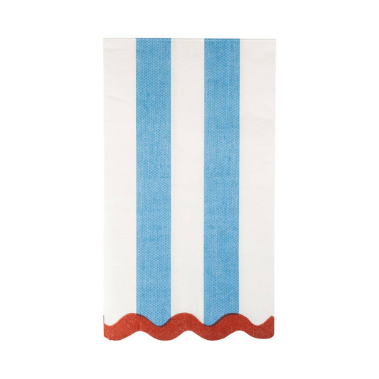 Hamptons Striped Paper Dinner Napkin