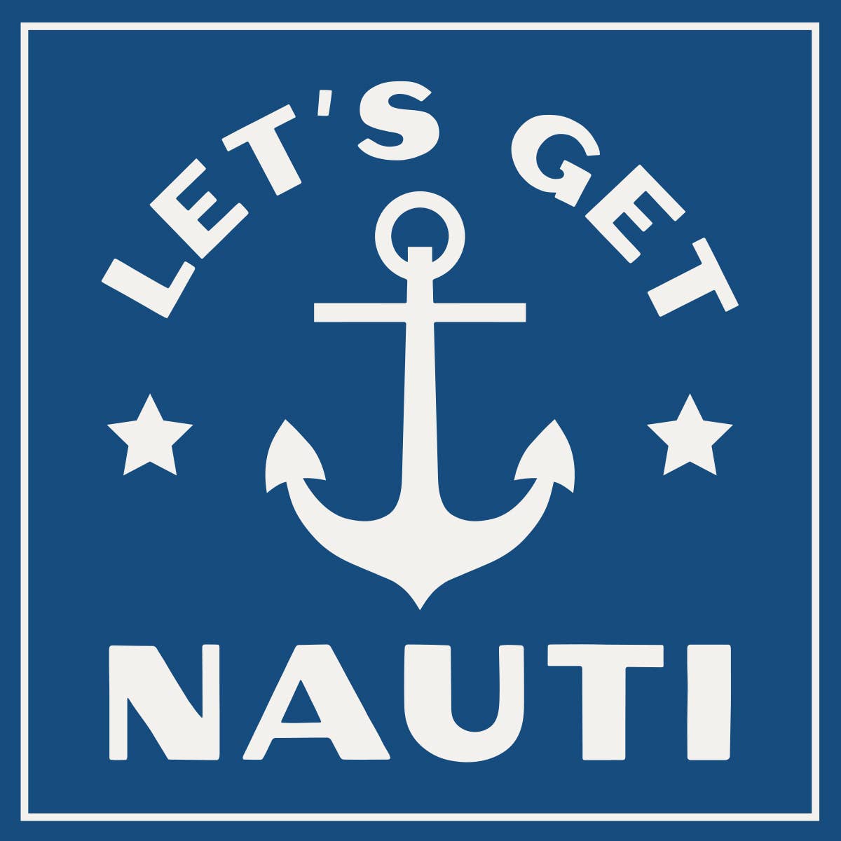 Let's Get Nauti Nautical Cocktail Napkins