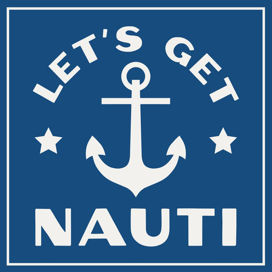 Let's Get Nauti Nautical Cocktail Napkins