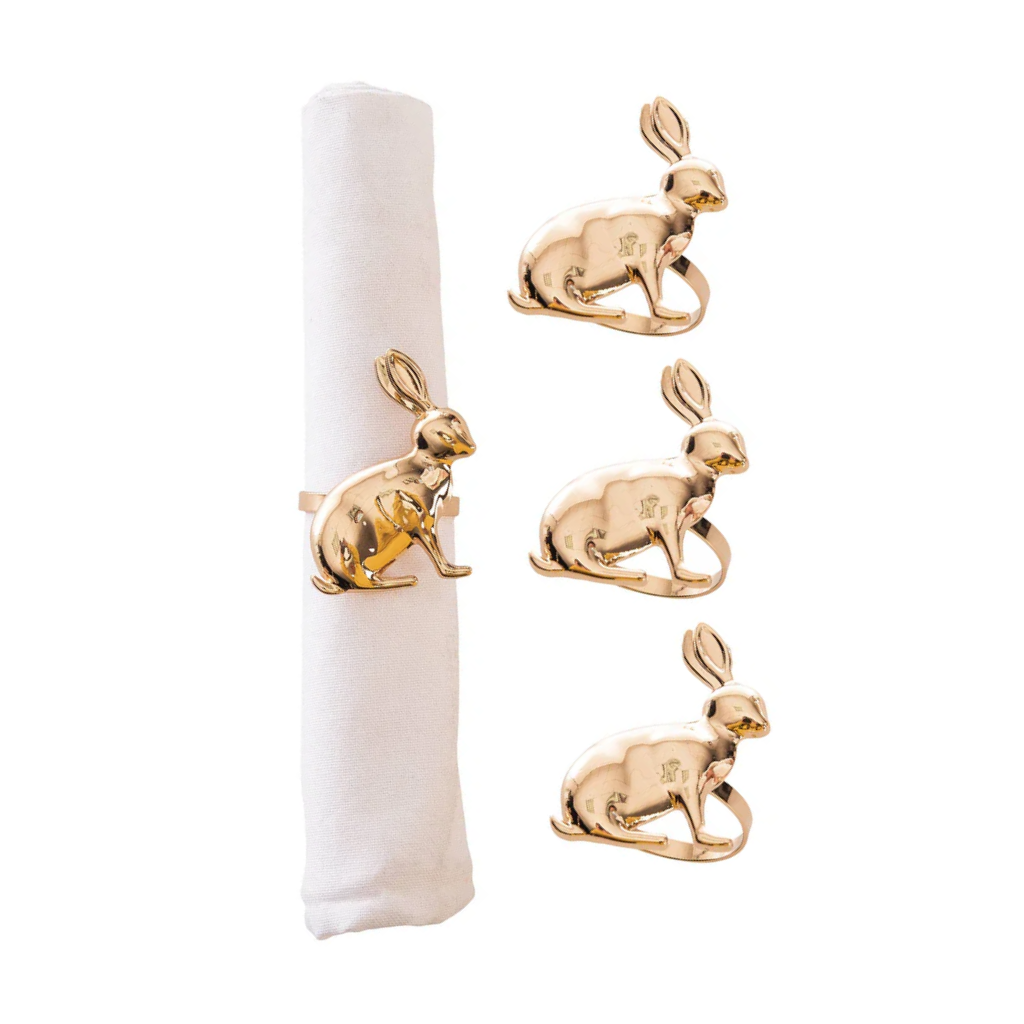 Easter Bunny Napkin Rings  - Set of 4