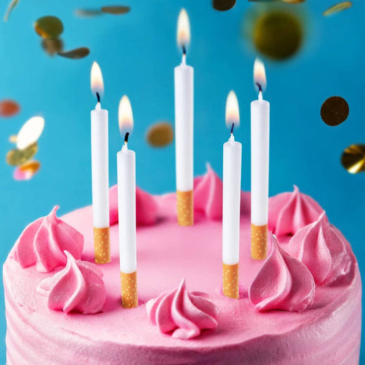Cigarette Birthday Candles