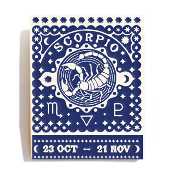 Scorpio Zodiac Matchbook