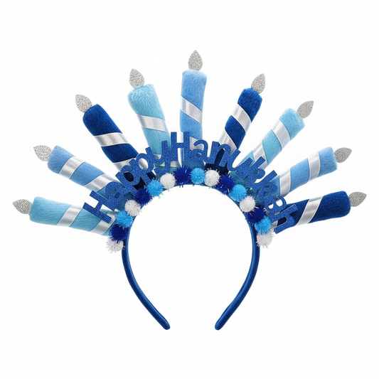 Hanukkah Menorah Headband