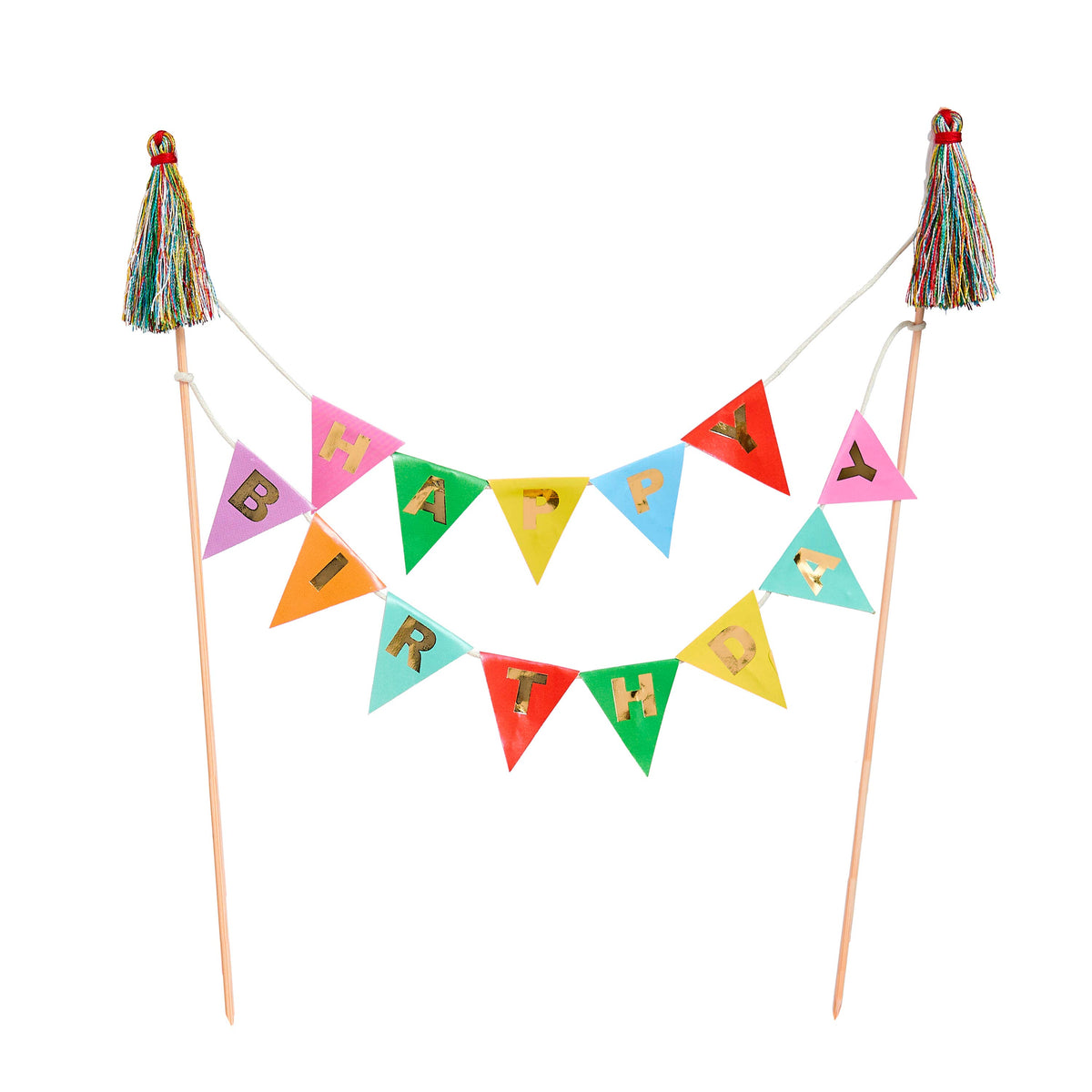Birthday Bunting Cake Topper
