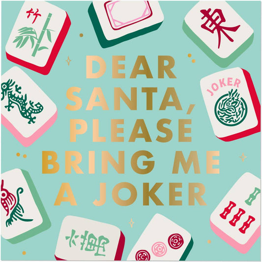 Santa Joker Mahjong Napkins
