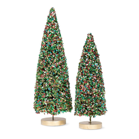 Sequined Christmas Trees