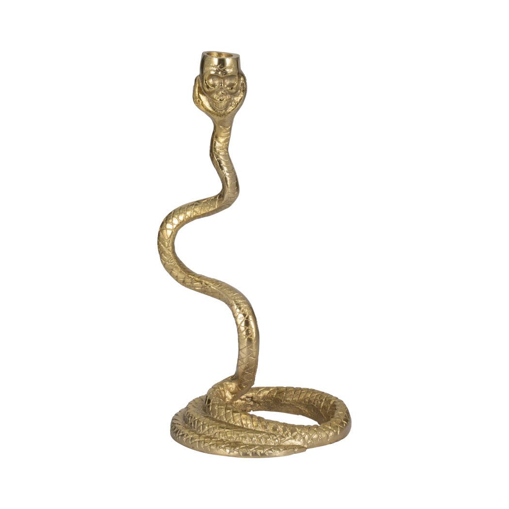Snake Taper Candle Holder