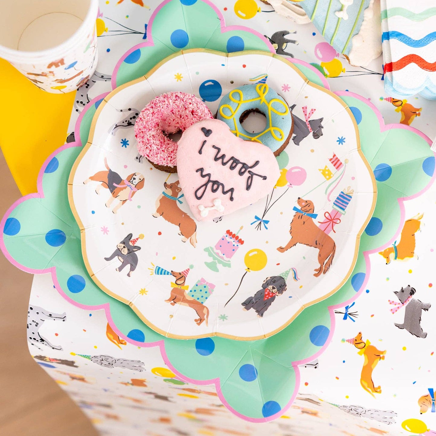 Dog Birthday Party Table Runner