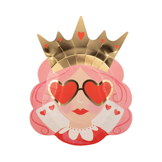 Queen of Hearts Paper Plate