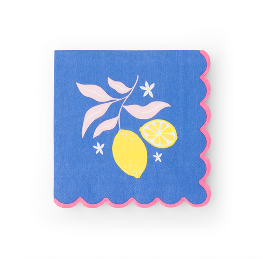 Lemon Large Paper Napkins