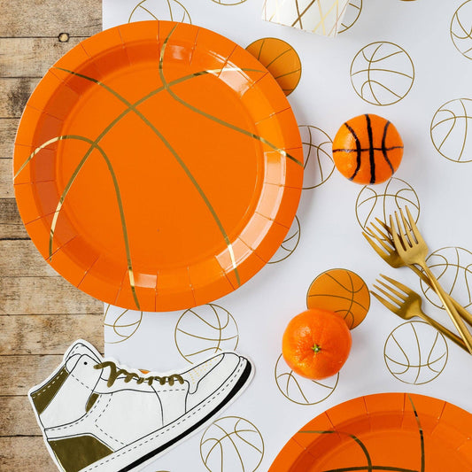 Basketball Paper Plates
