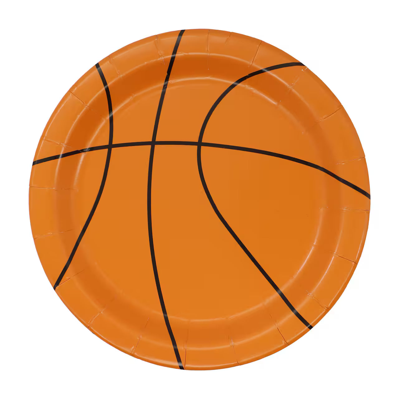 Basketball Paper Snack Plates