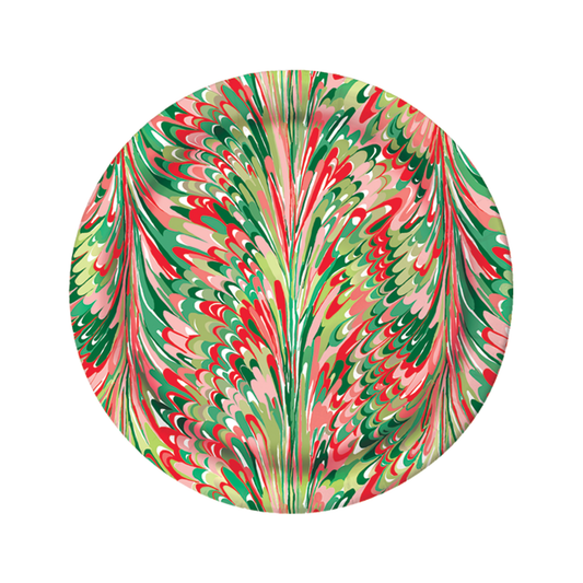 Marble Paper Dinner Plates