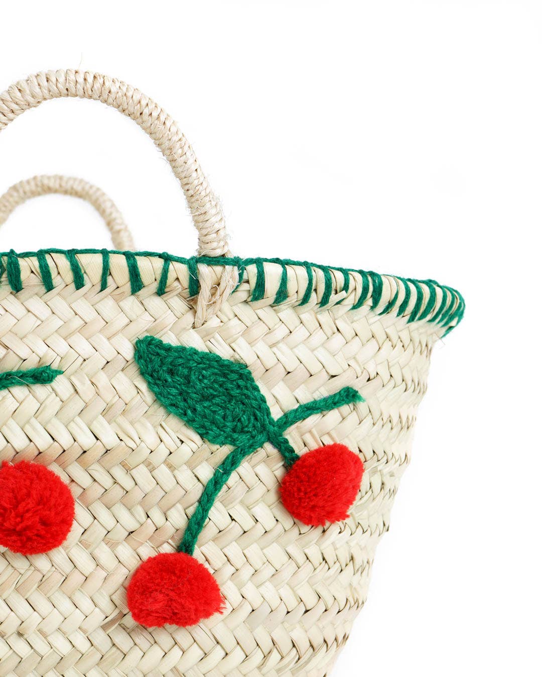Small Cherry French Market Basket