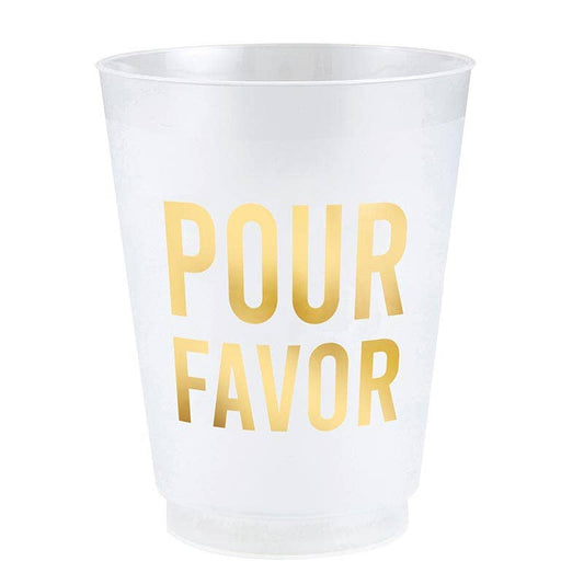Pour Favor Frosted Cup - Set of 6