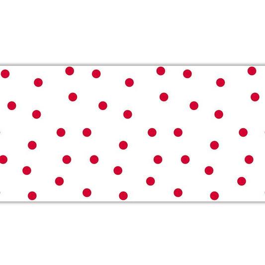 Red Dot Paper Table Runner