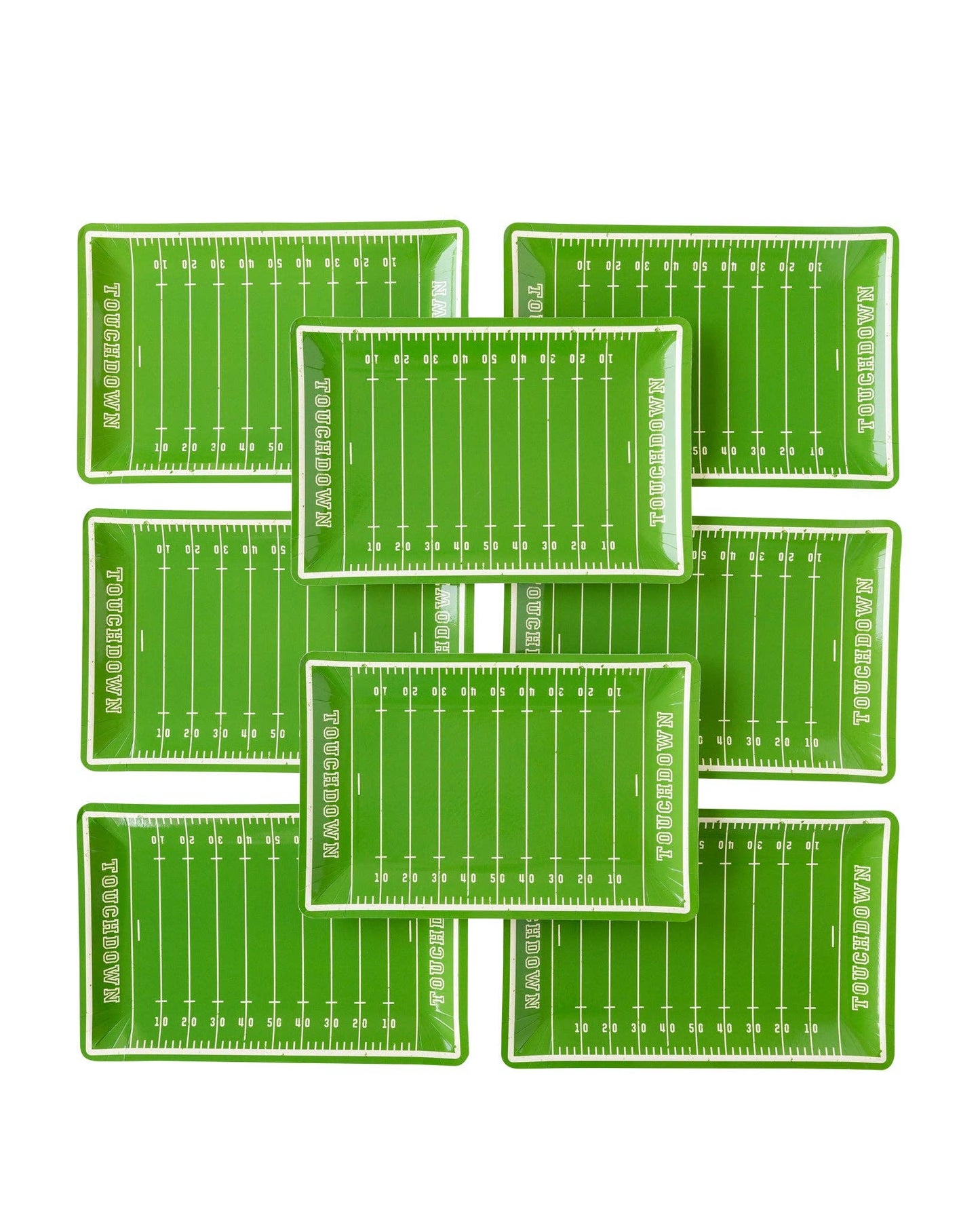 Football Field Paper Plate
