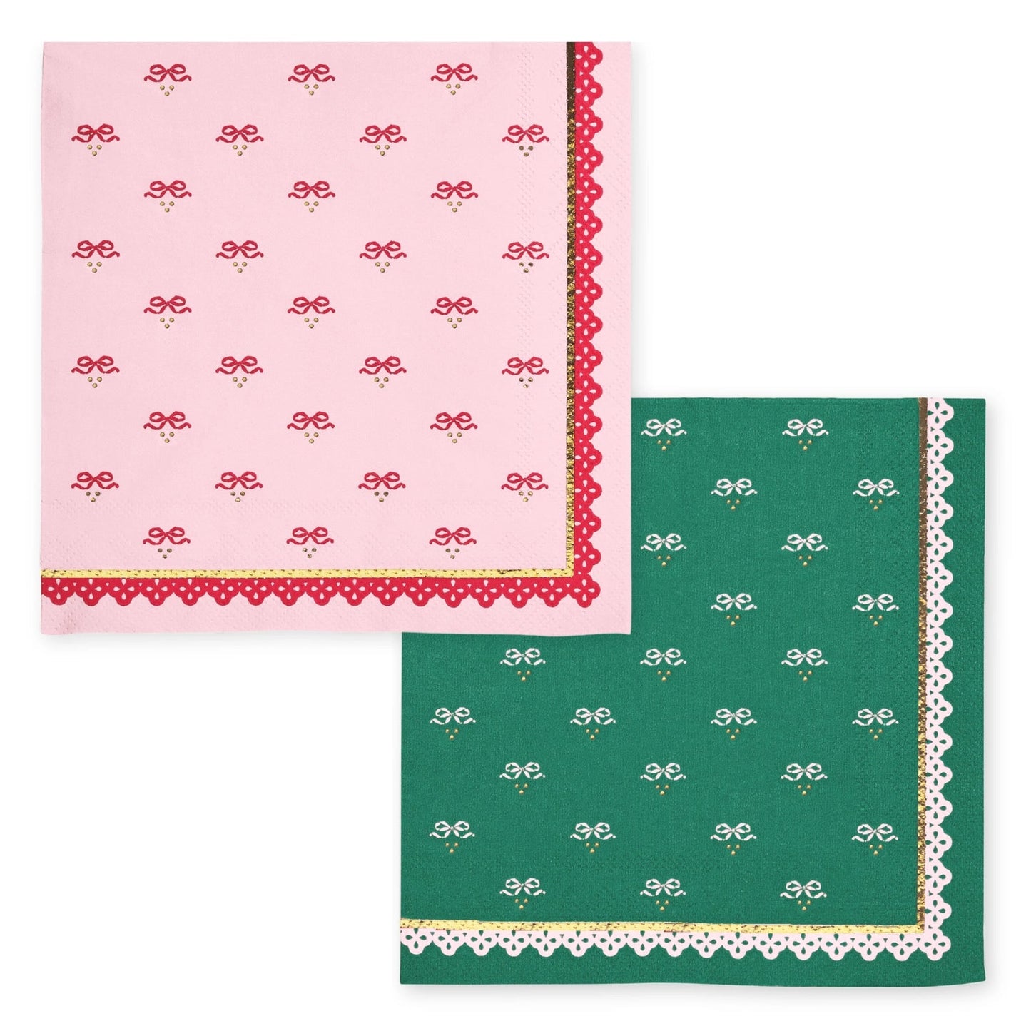 Coquette Christmas Bows Napkins