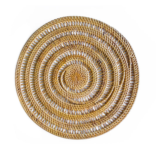 Spiral Rattan Placemat