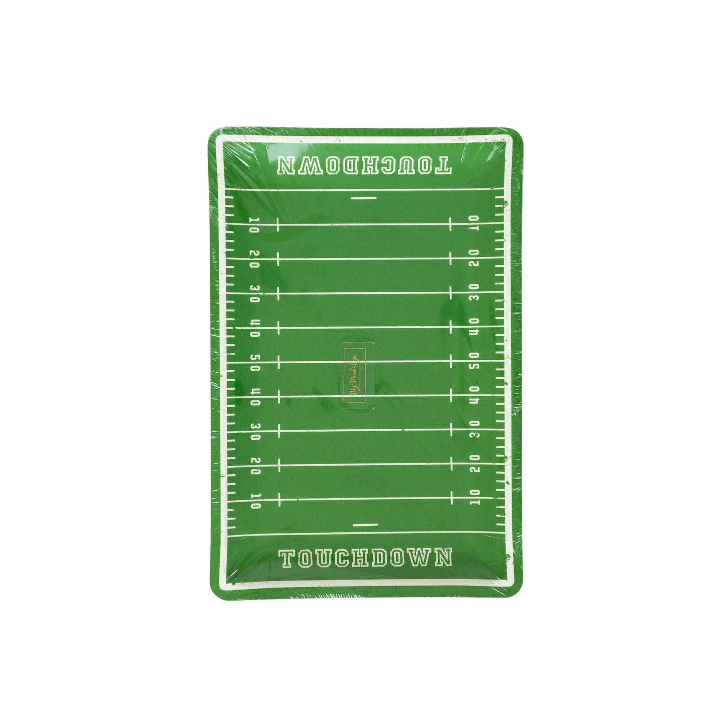 Football Field Paper Plate