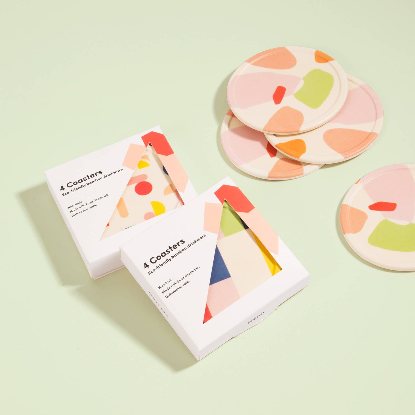 Boulders Bamboo Coasters