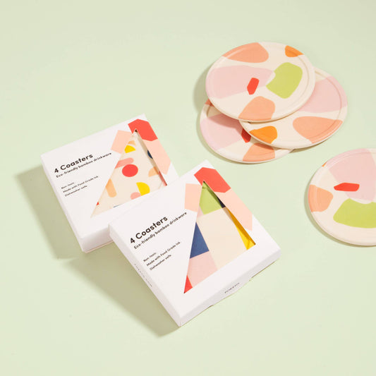 Boulders Bamboo Coasters