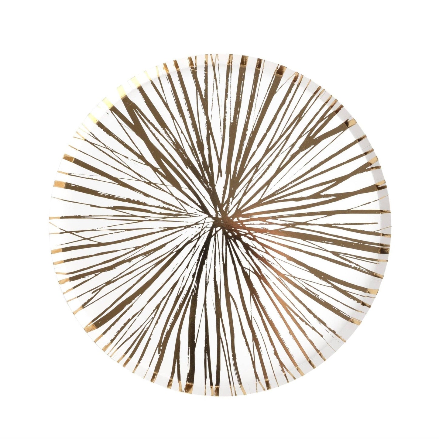 Gold Radiance Paper Dinner Plates