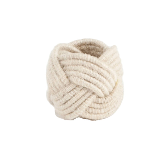 Braided Napkin Ring - Set of 4