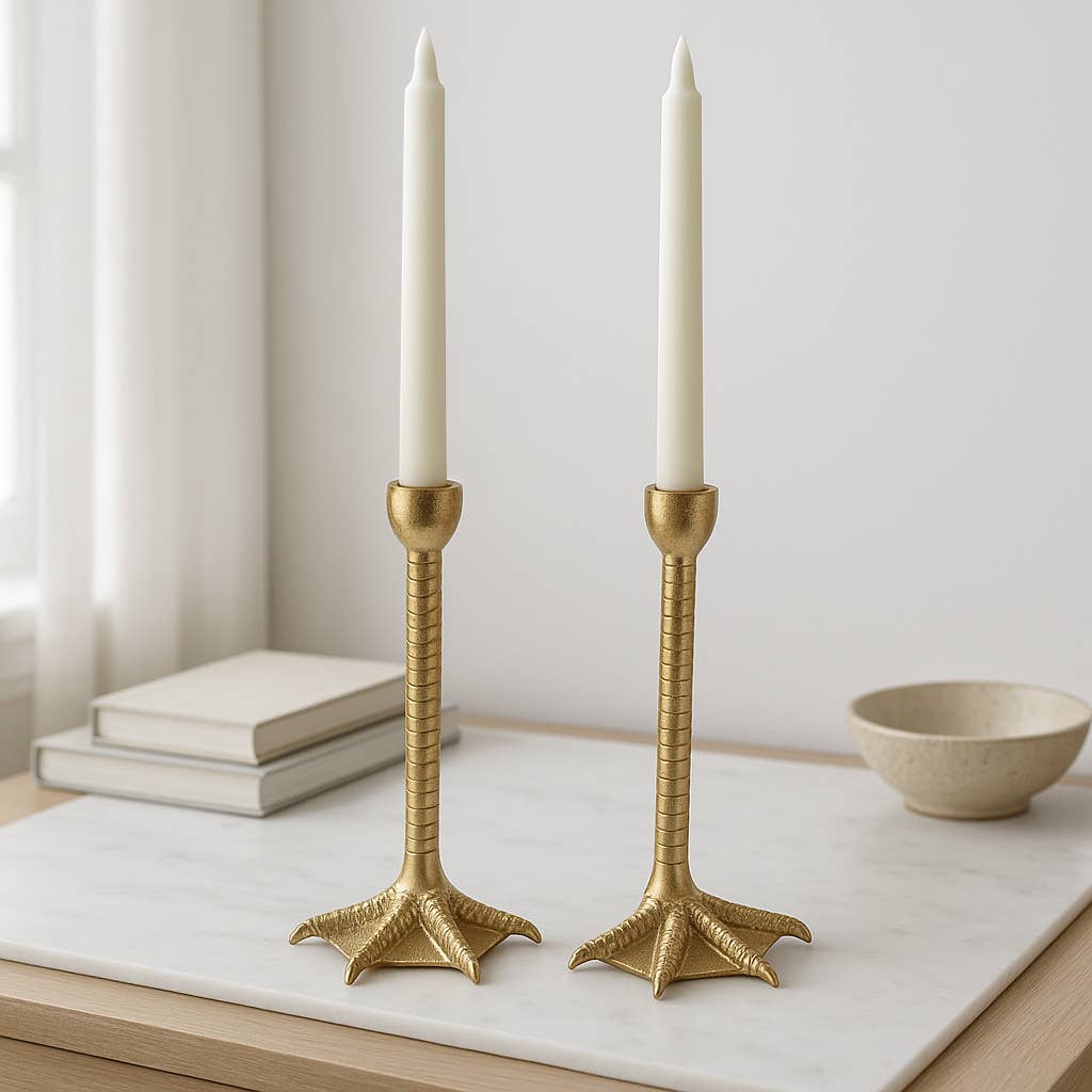 Bird Legs Candle Holder - Set of 2