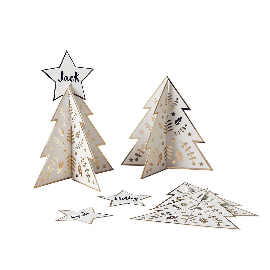 Christmas Tree Place Cards