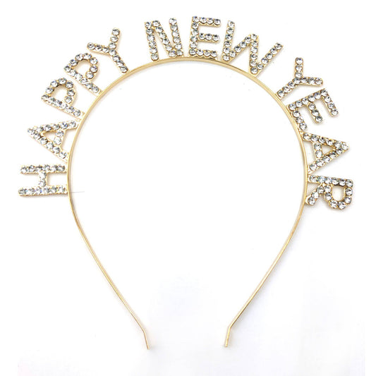Gold Happy New Year Headband