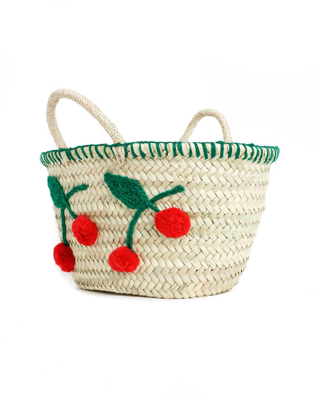 Small Cherry French Market Basket