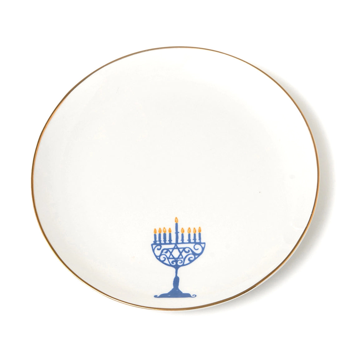 Hanukkah Appetizer Plates - Set of 4