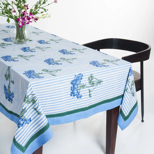 Blue Hydrangea Tablecloth
