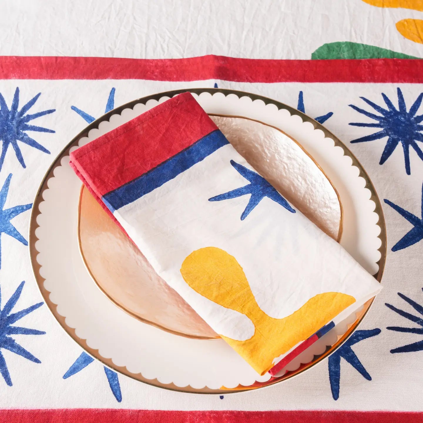 Handprinted Matisse Placemat