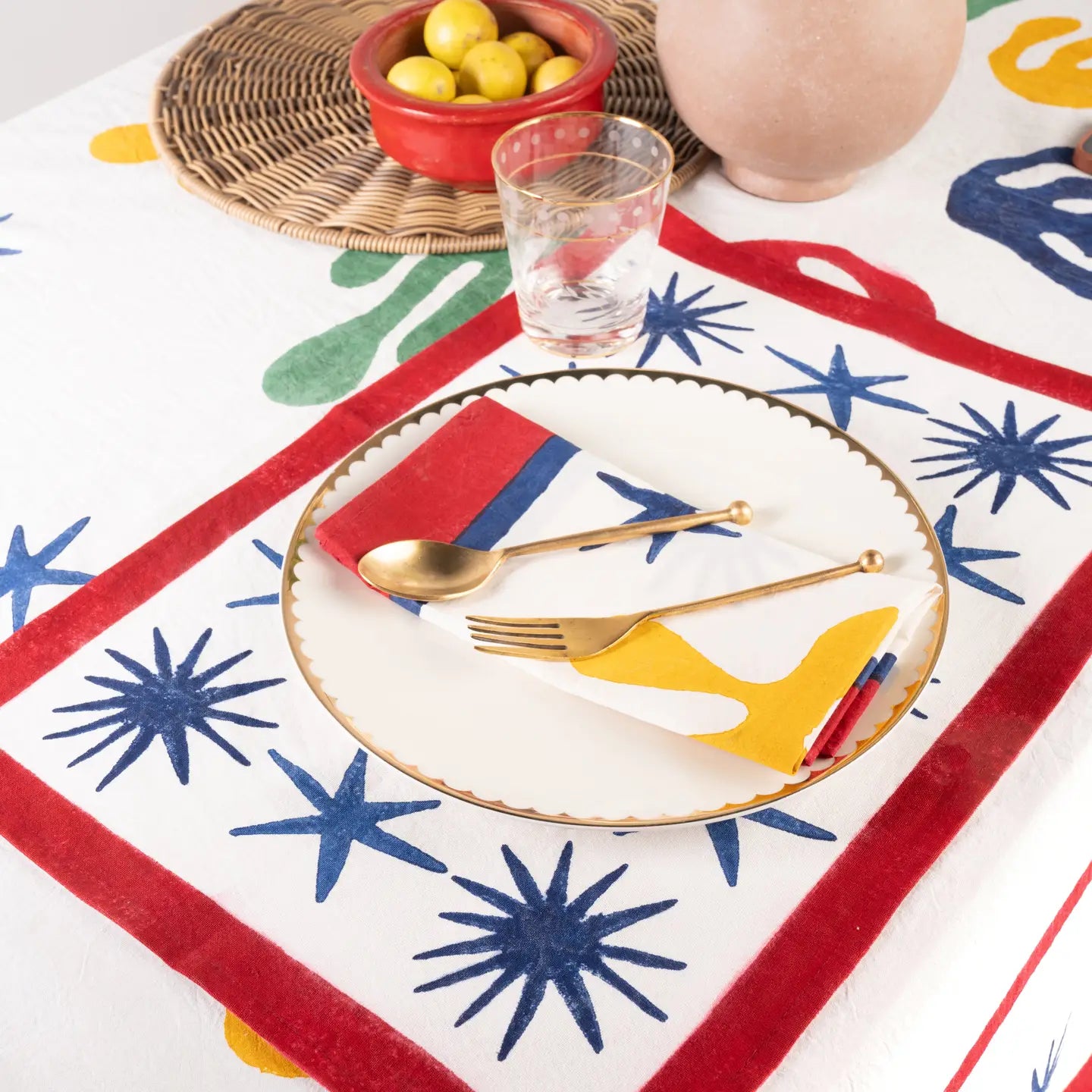 Handprinted Matisse Placemat
