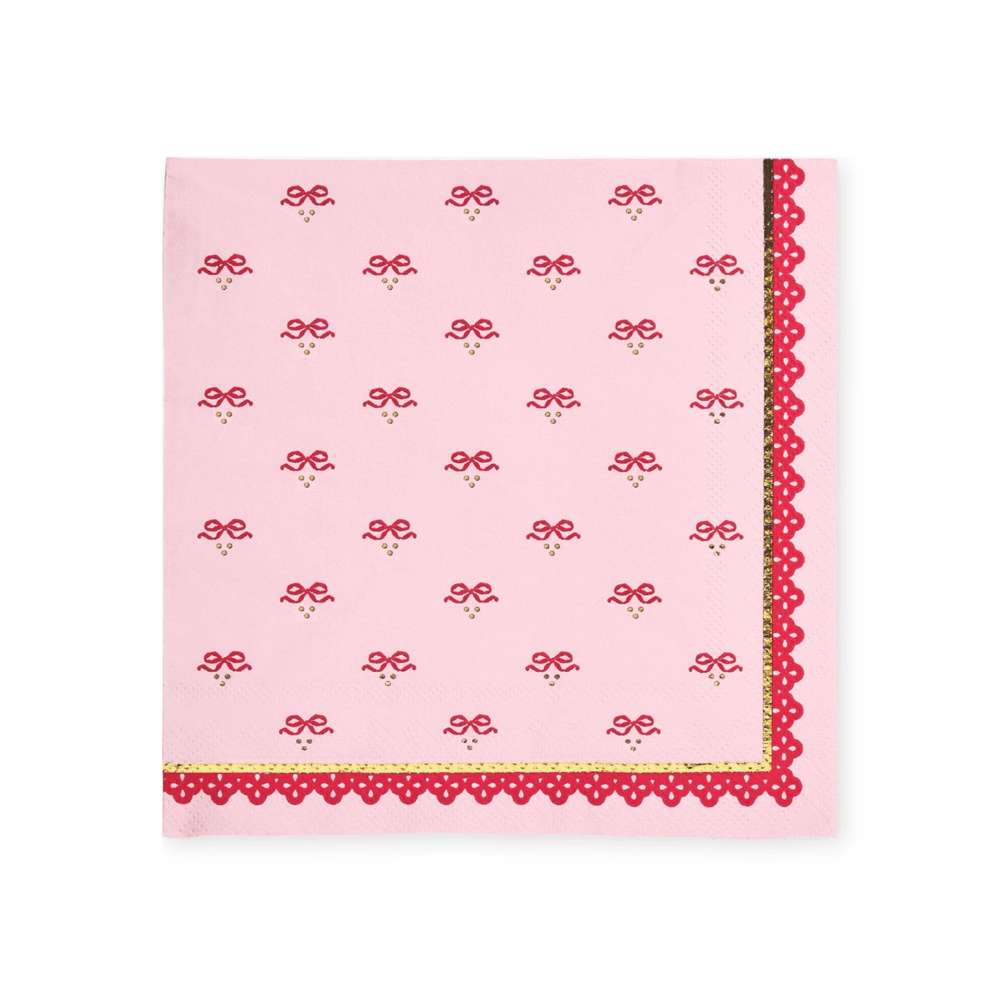 Coquette Christmas Bows Napkins
