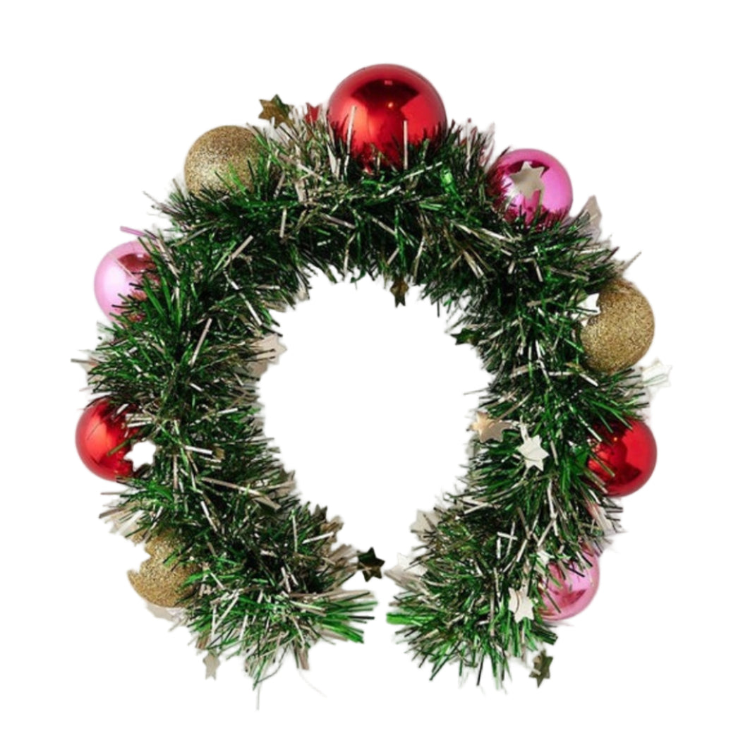 Deck the Halls Wreath Headband